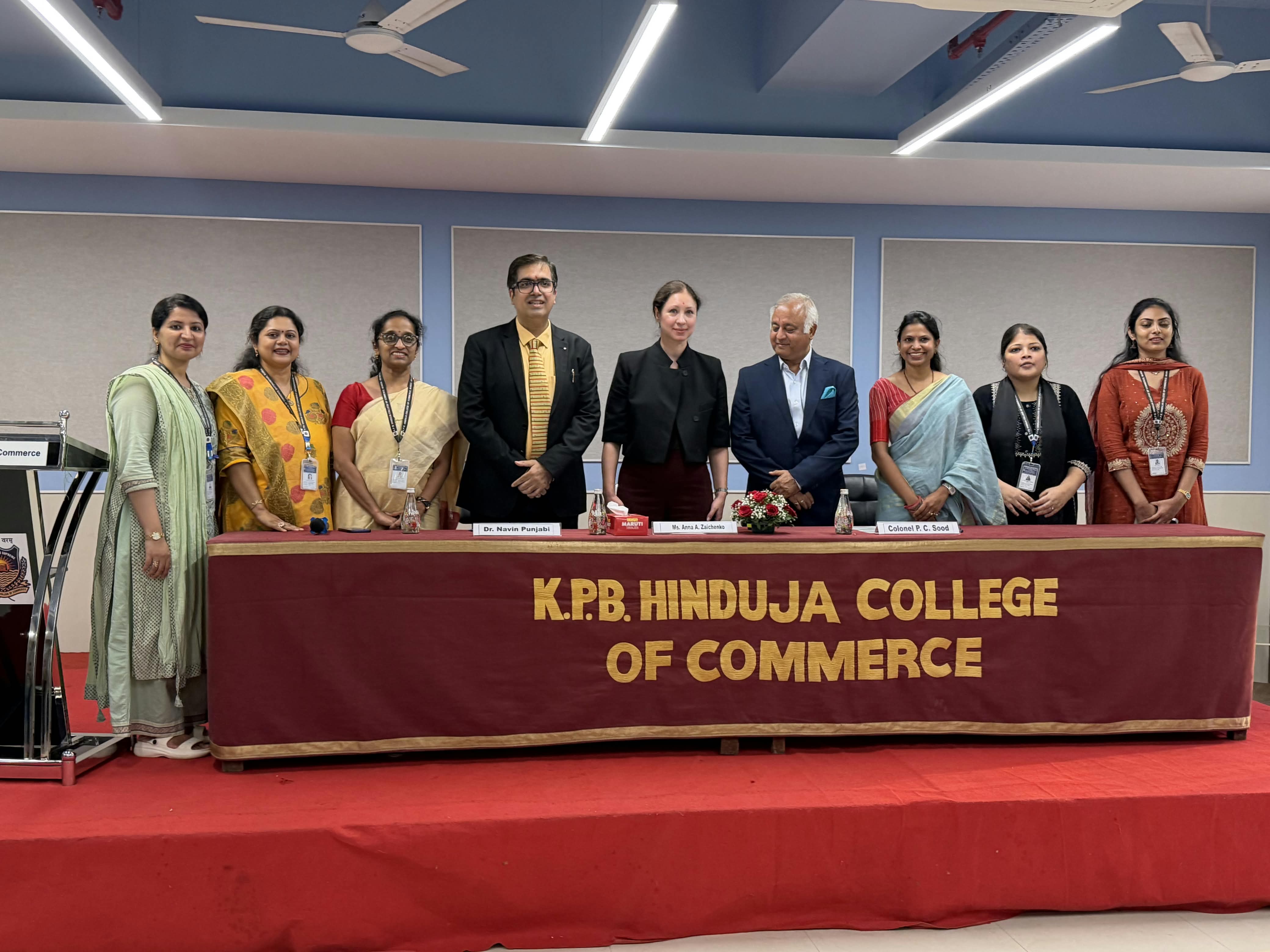 Hinduja College Hosts Ukraines Acting Consul General