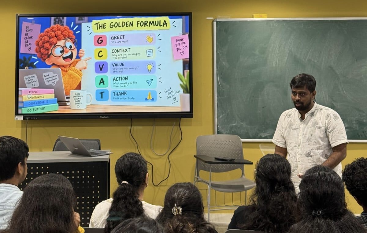 Hinduja College Hosts Social Media Etiquette Lecture