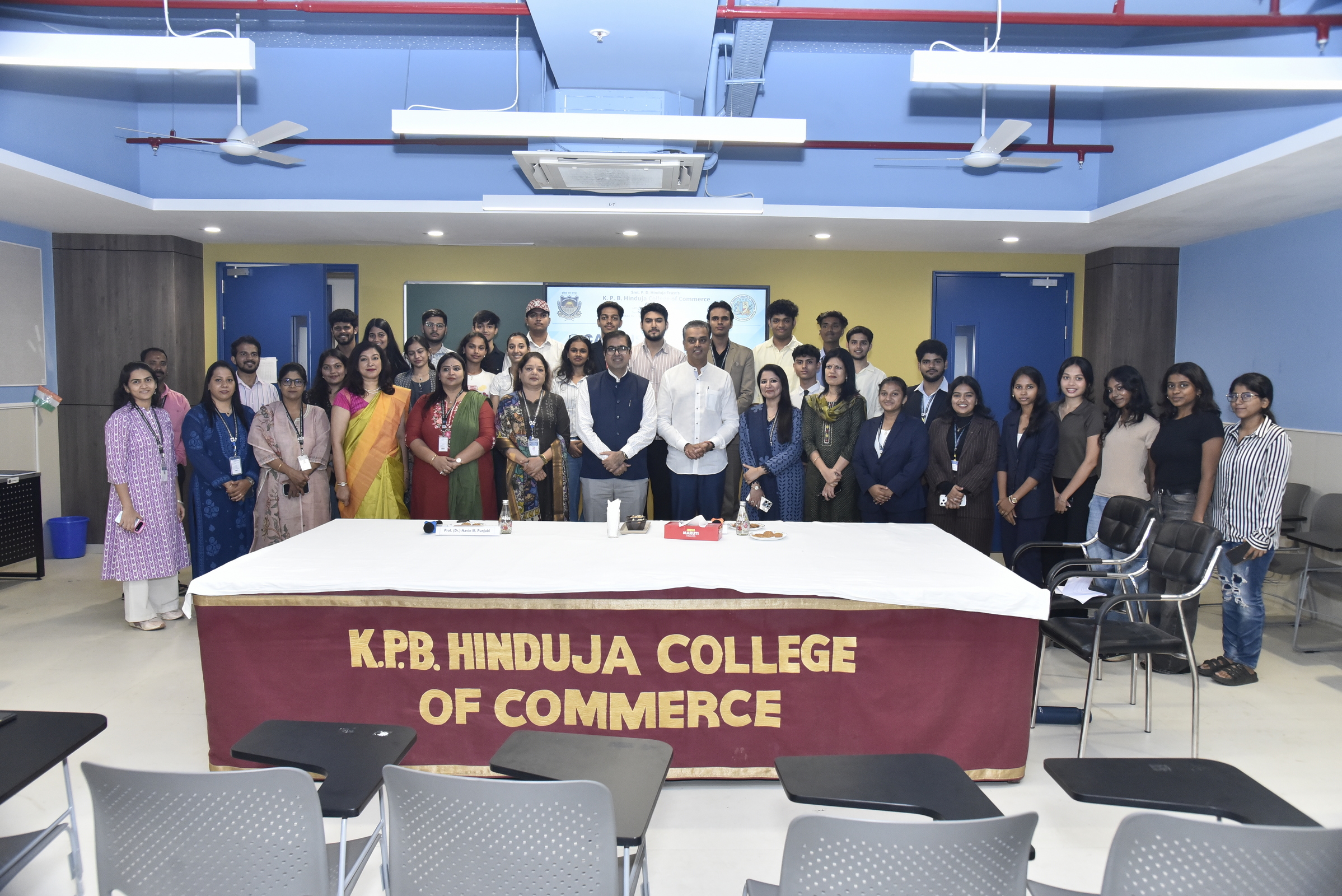 Campus Dialogue with Shri Milind Deora at Hinduja College